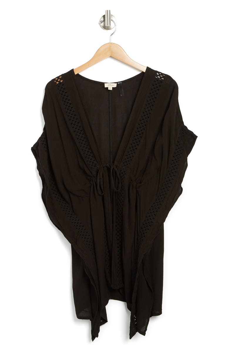 Elan Crochet Cover-Up Tunic, Alternate, color, 