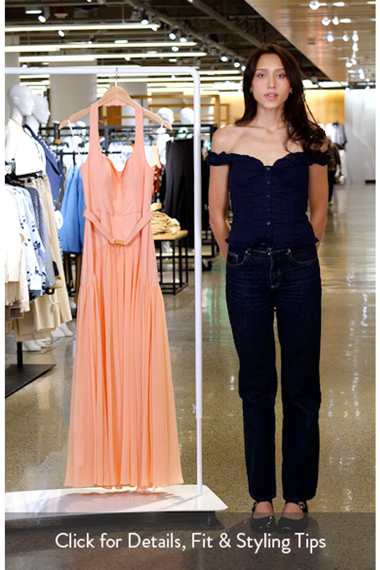 Aza A-Line Halter Dress video