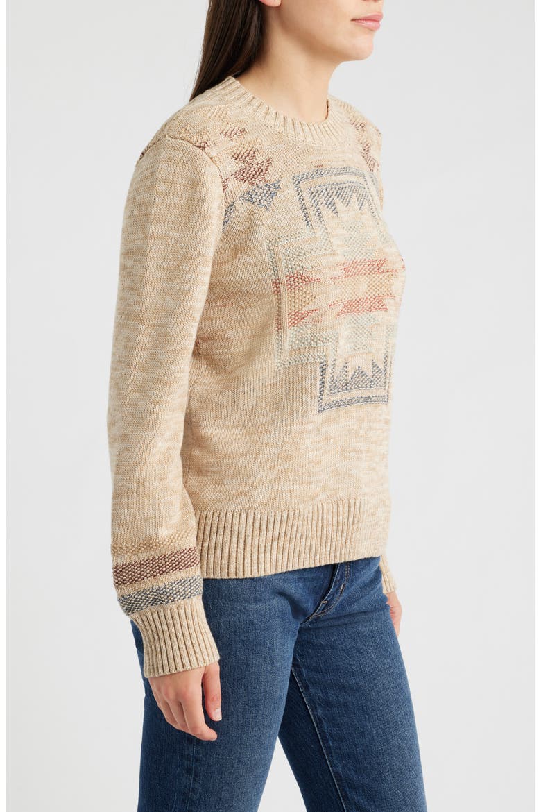 Columbia River Sweater, Alternate, color, ECRU MIX