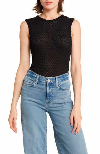 Sleeveless Mesh Top