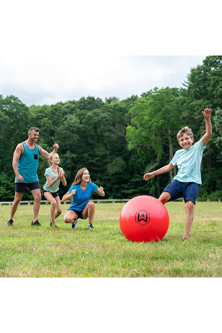 20" Red Kickball Giant Inflatable, Pump Included, Alternate, color, Multicolored