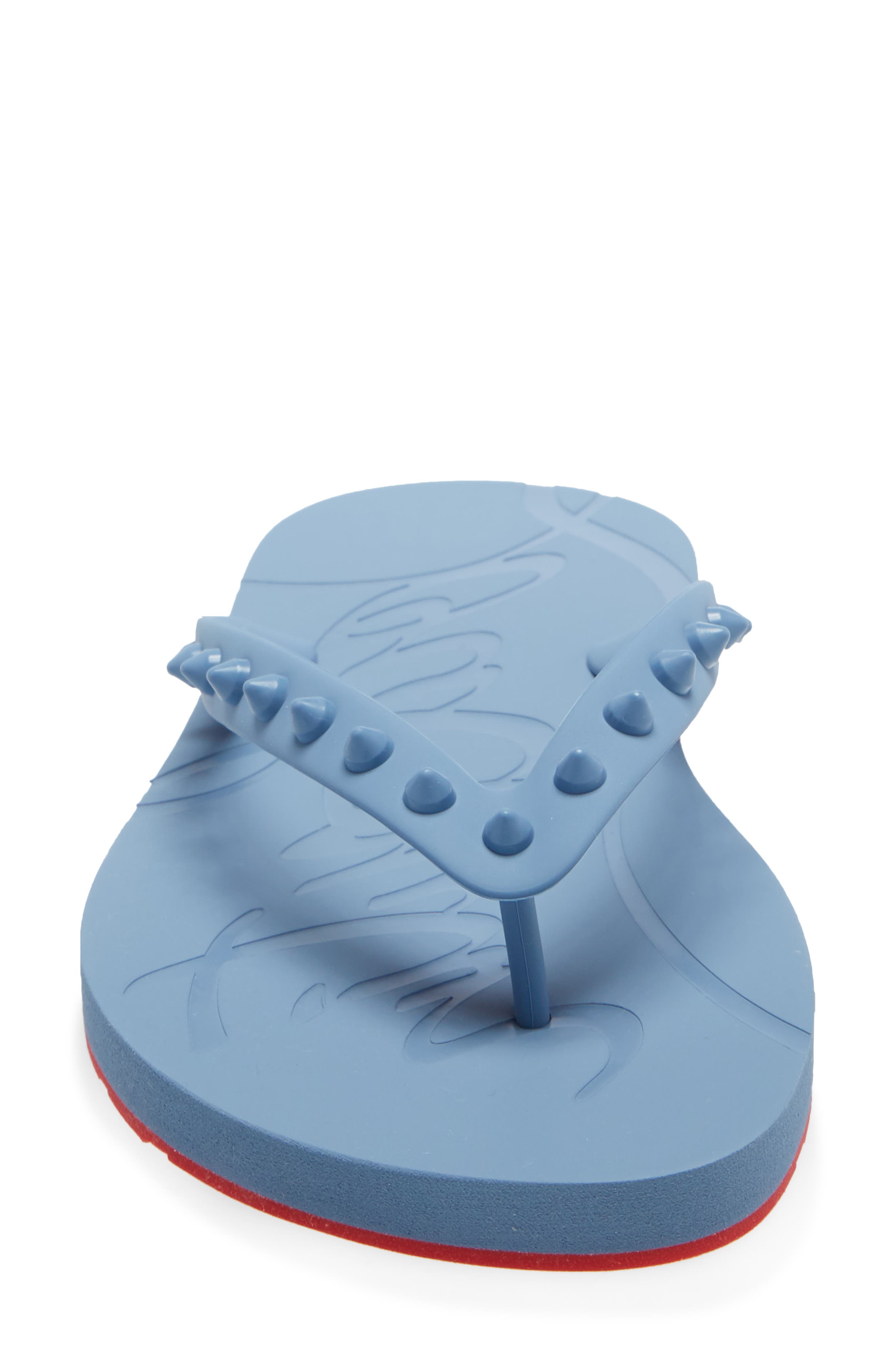 Christian Louboutin Loubi Flip Flop, Alternate, color, 