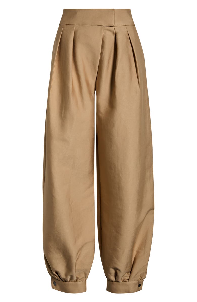 AFRM Berner Twill Balloon Pants, Main, color, White Pepper
