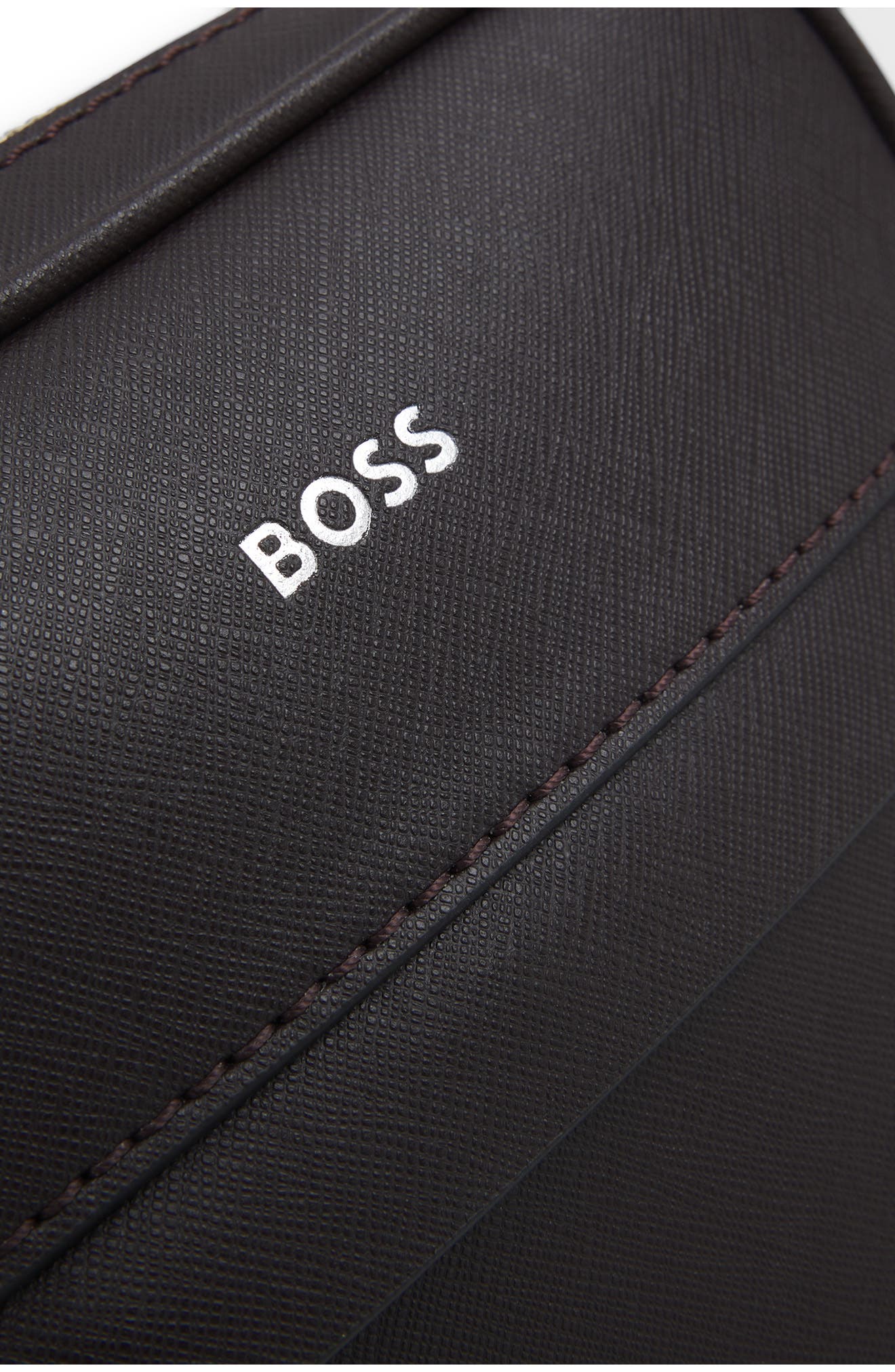 HUGO Zair Bonded Leather North/South Crossbody Bag, Alternate, color, 