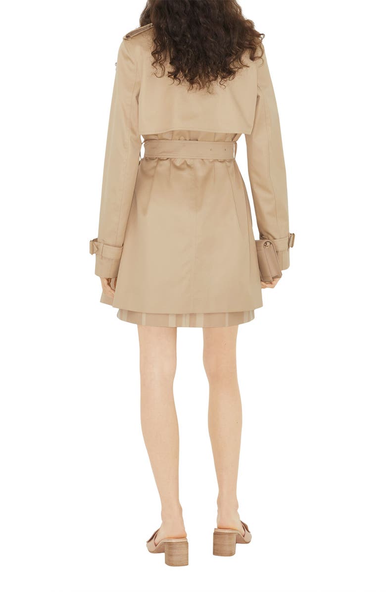 Burberry Sandridge Cotton Gabardine Trench Jacket, Alternate, color,