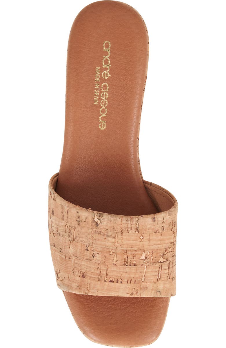 André Assous Cypress Slide Sandal, Alternate, color, Natural