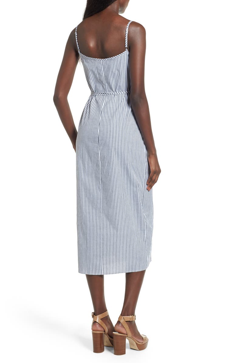 WAYF Wrap Midi Dress, Alternate, color, 