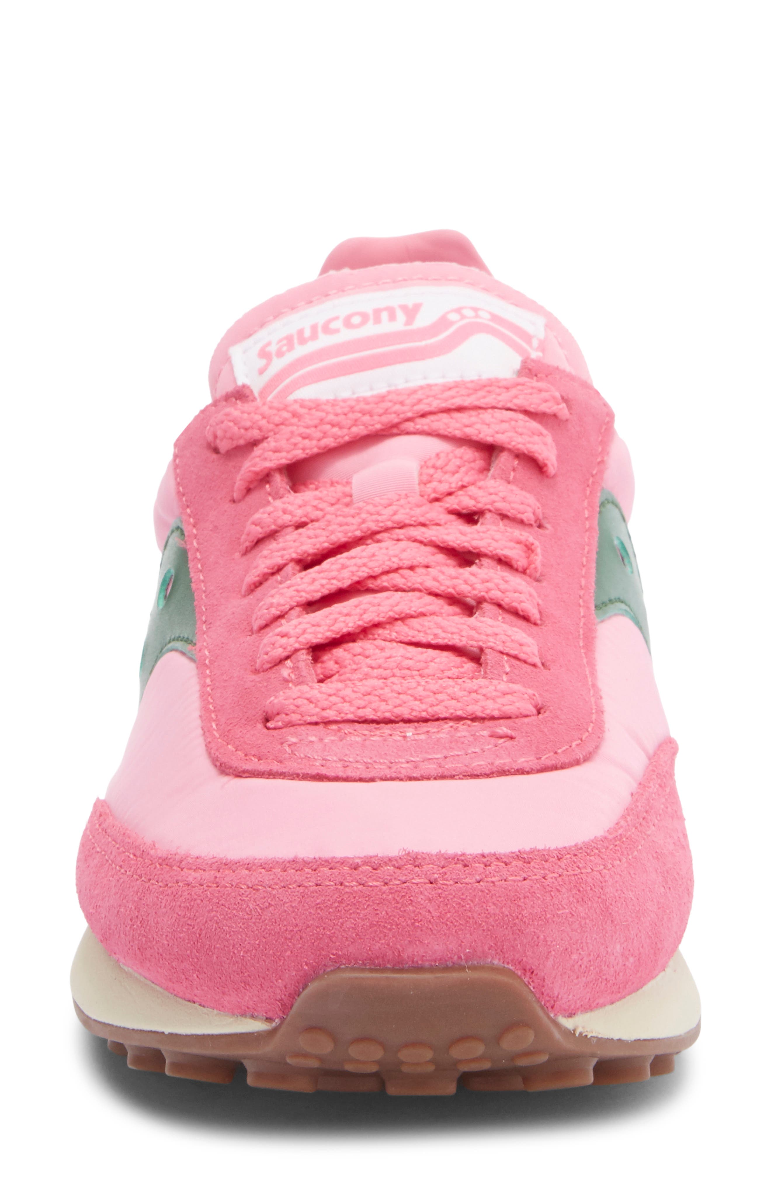 Saucony Gender Inclusive Trainer 80 Sneaker, Alternate, color, Pink/ Forest