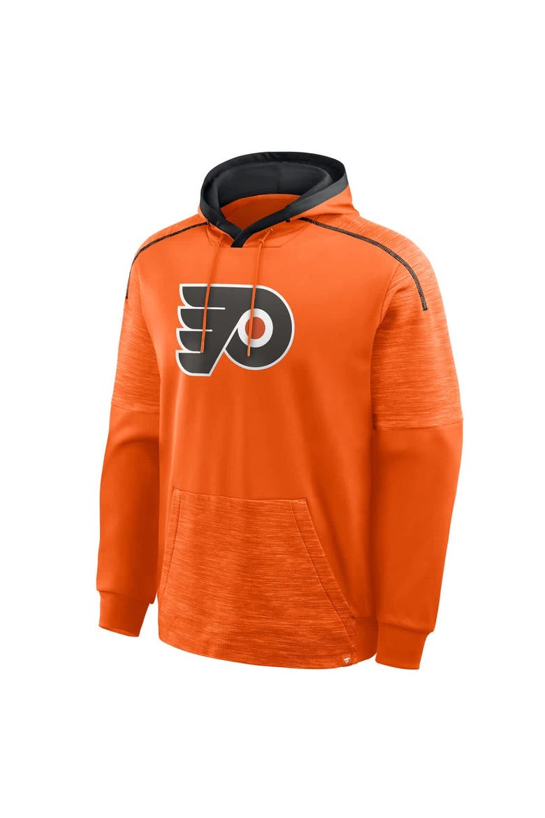 Men's Fanatics Orange Philadelphia Flyers Goaltender Defender Pullover Hoodie, Alternate, color, Orange