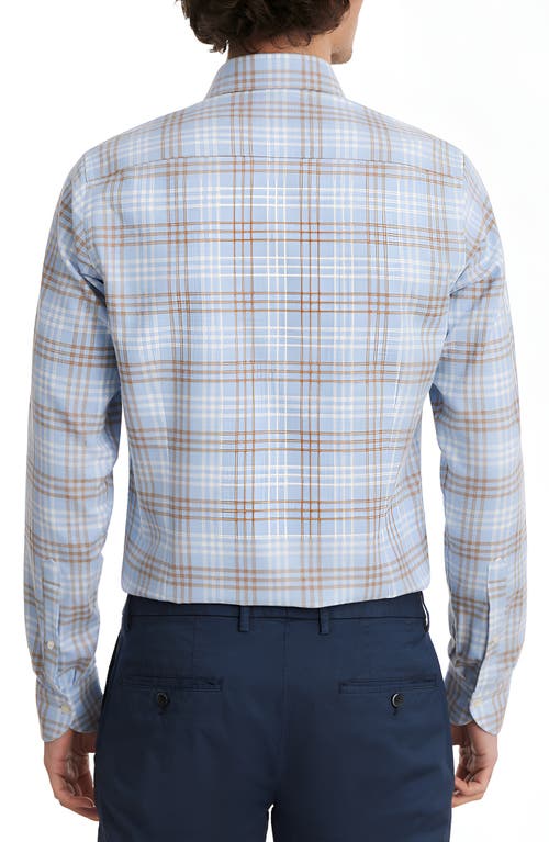 Emanuel Berg Ultra Soft Luxury Plaid Brushed Cotton Twill Dress Shirt