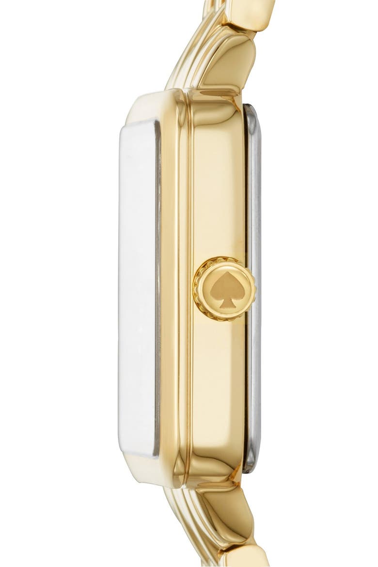 washington square bracelet watch, 25mm, Alternate, color, GOLD/ MOTHER OF PEARL