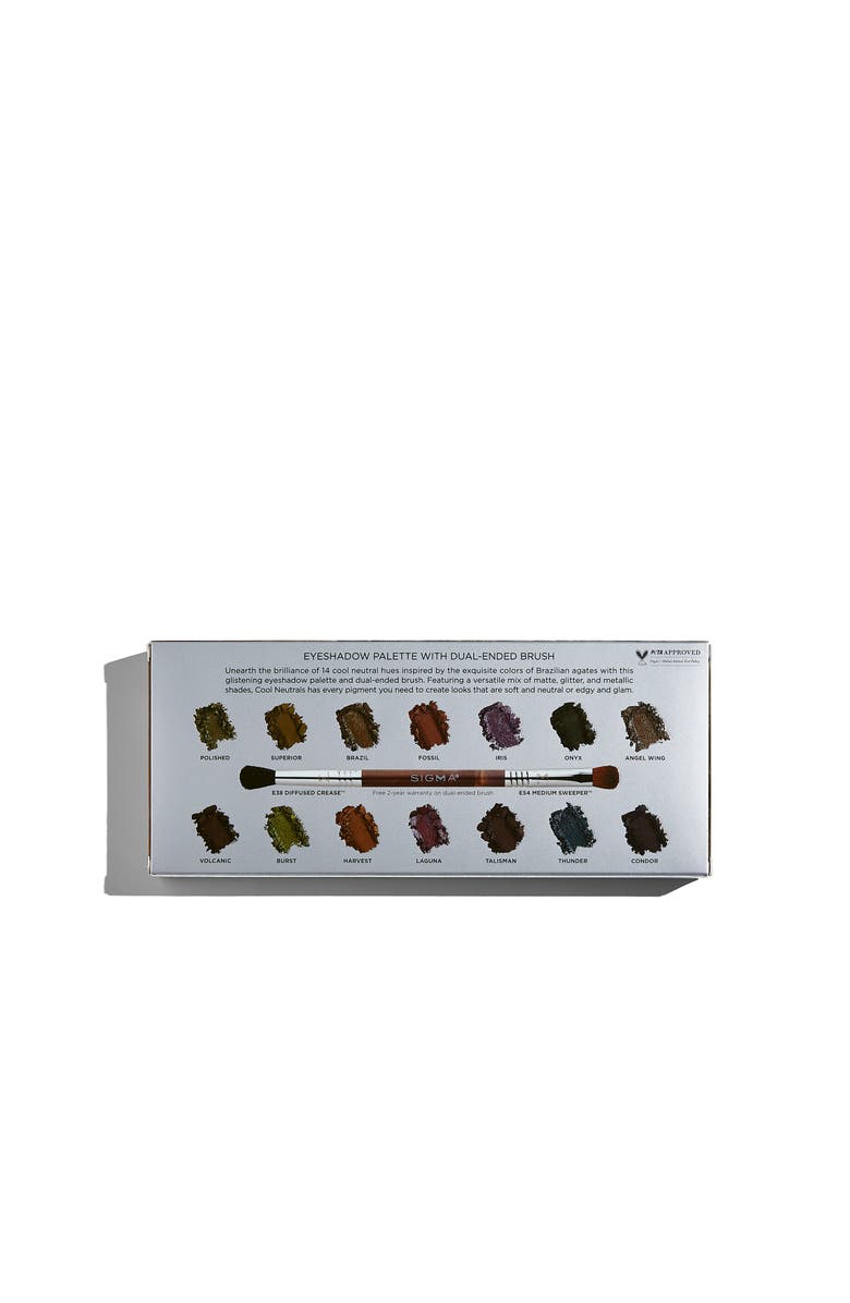 Sigma Beauty Cool Neutrals Eyeshadow Palette, Alternate, color, Cool Neutrals