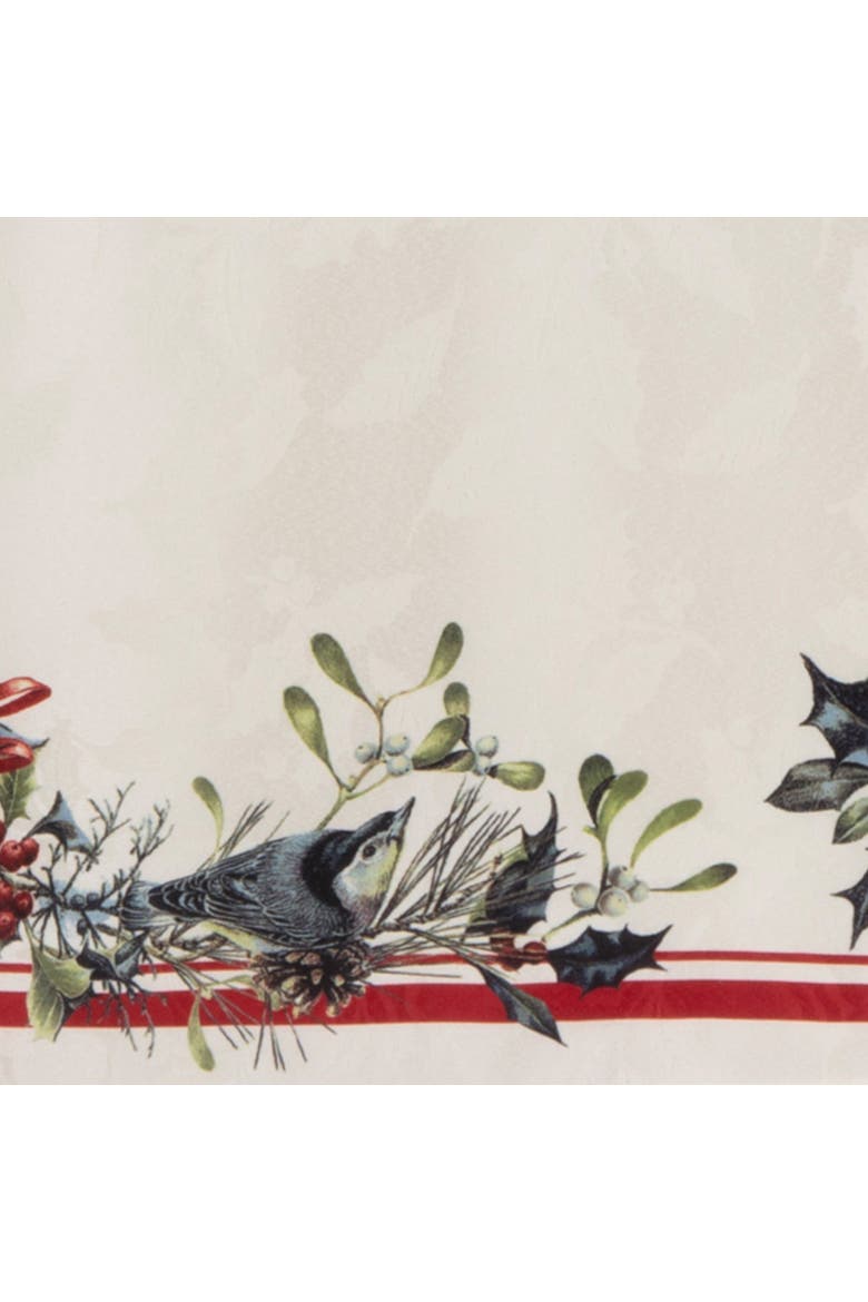 Holiday Winter Greetings Tablecloth, Alternate, color, Multicolor
