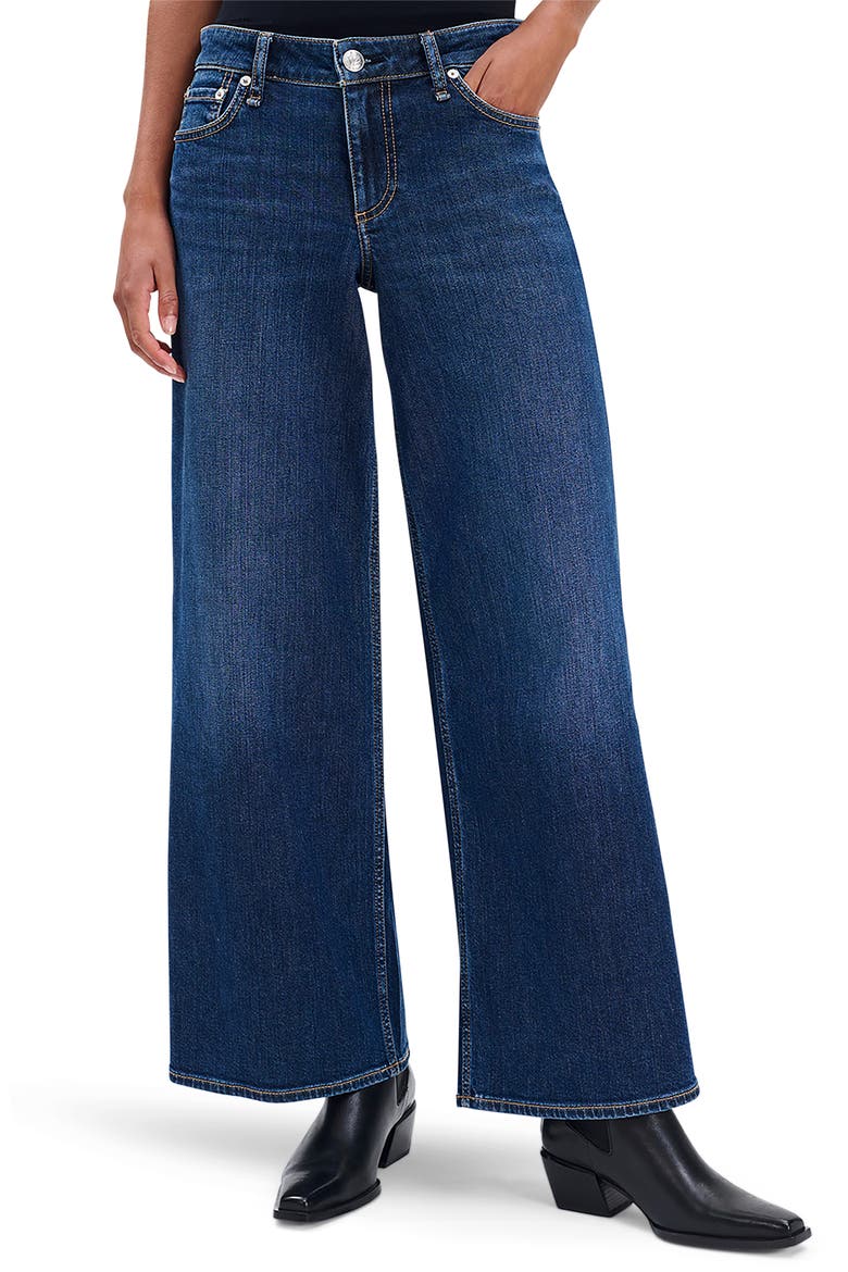 Aiden Low Rise Wide Leg Jeans, Main, color, RHNBK