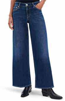 rag & bone Aiden Low Rise Wide Leg Jeans