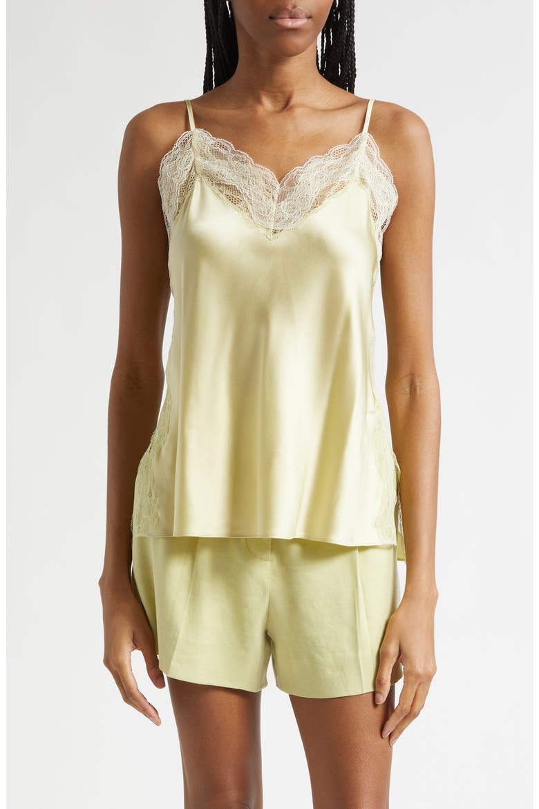 Johanan Lace Trim Camisole, Main, color, PISTACHIO