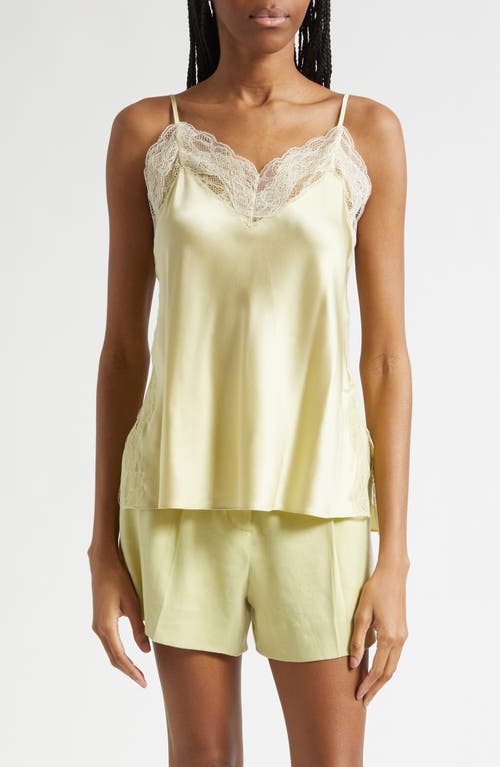 Veronica Beard Johanan Lace Trim Camisole in Pistachio at Nordstrom, Size 6
