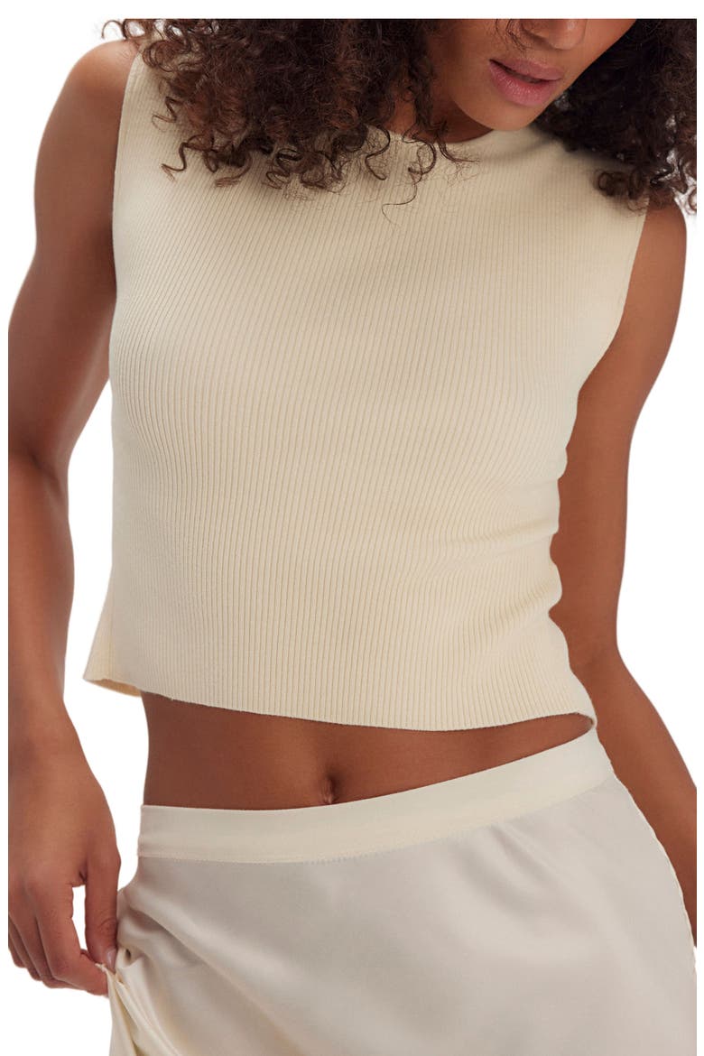 Back to Back Crop Tank, Main, color, ANTIQUE IVORY