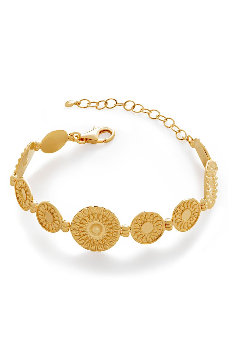 Monica Vinader Juno Shield Bracelet, Main, color, 