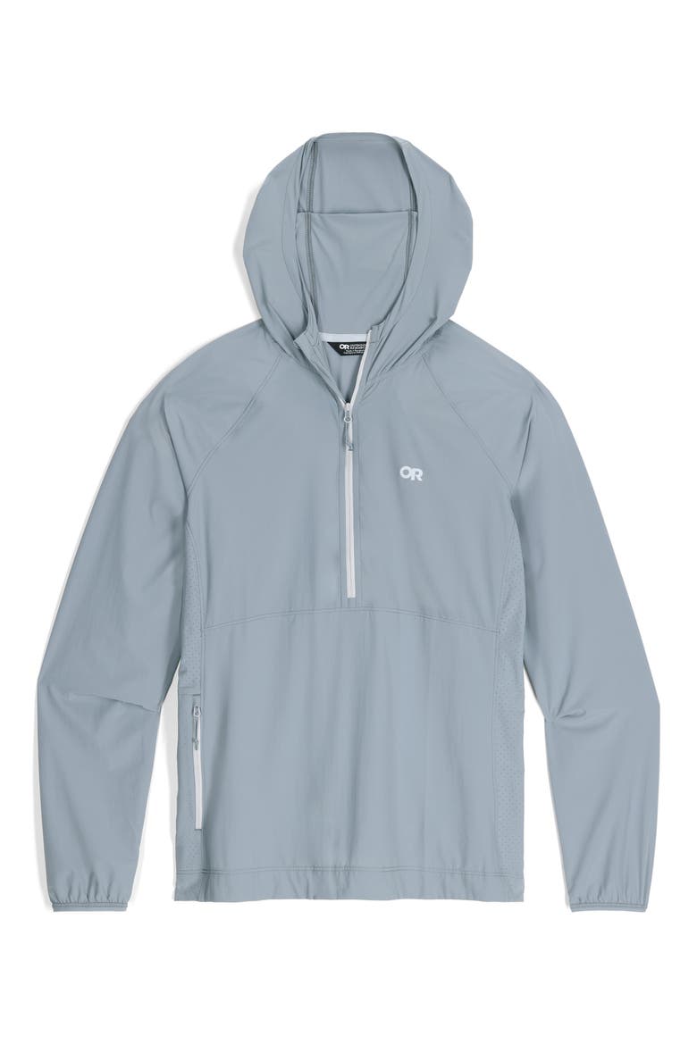 Astroman Air Sun Half Zip Hoodie, Alternate, color, SLATE