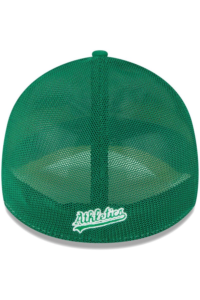 Men's New Era  Green/White Oakland Athletics 2023 On-Field Batting Practice 39THIRTY Flex Hat, Alternate, color, White