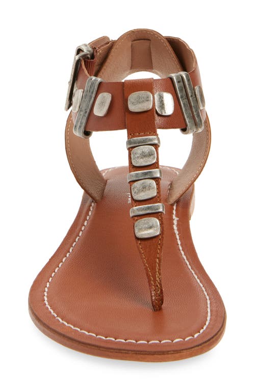 Jeffrey Campbell Leif Sandal In Cognac Combo