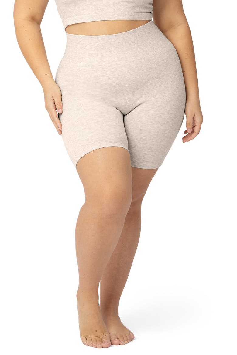 Sublime Maternity & Postpartum Bike Short, Main, color, OATMEAL HEATHER