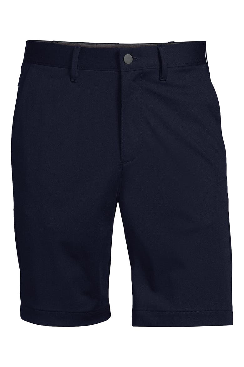 Traditional Fit 9" Flex Performance Golf Shorts, Alternate, color, Radiant Navy