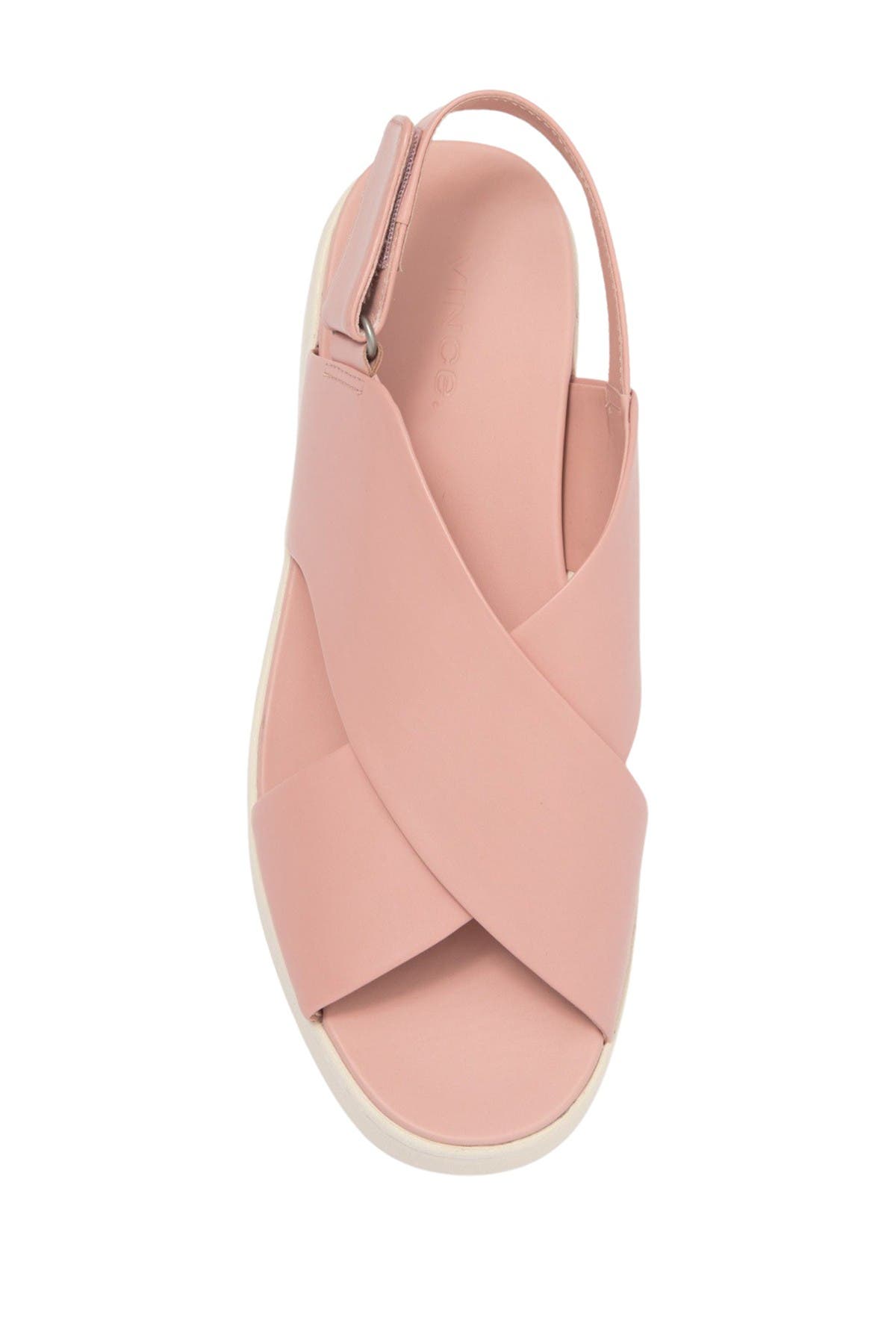 Vince Weslan Leather Platform Slingback Sandal, Alternate, color, 