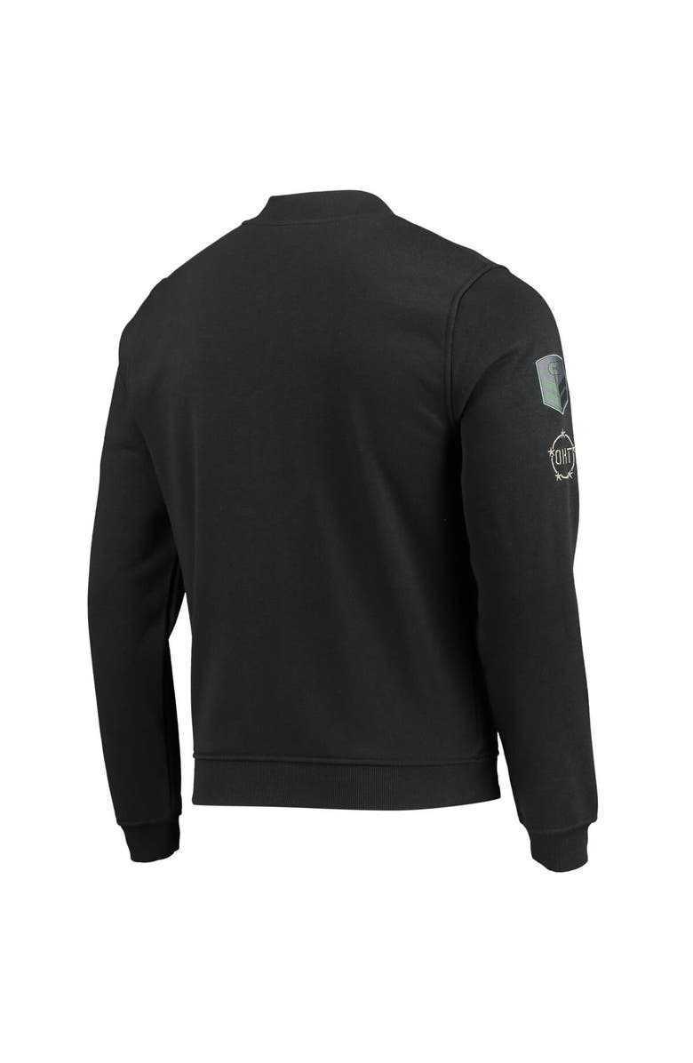 COLOSSEUM Men's Colosseum Black Loyola Chicago Ramblers OHT Military Appreciation High-Speed Bomber Full-Zip Jacket, Alternate, color,