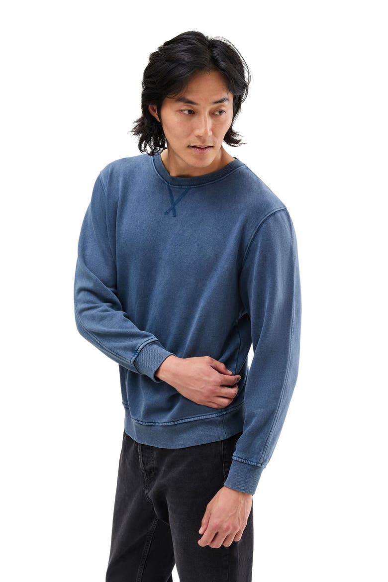 The Recycled Fleece Sweatshirt, Alternate, color, Mineral Moonlit Ocean