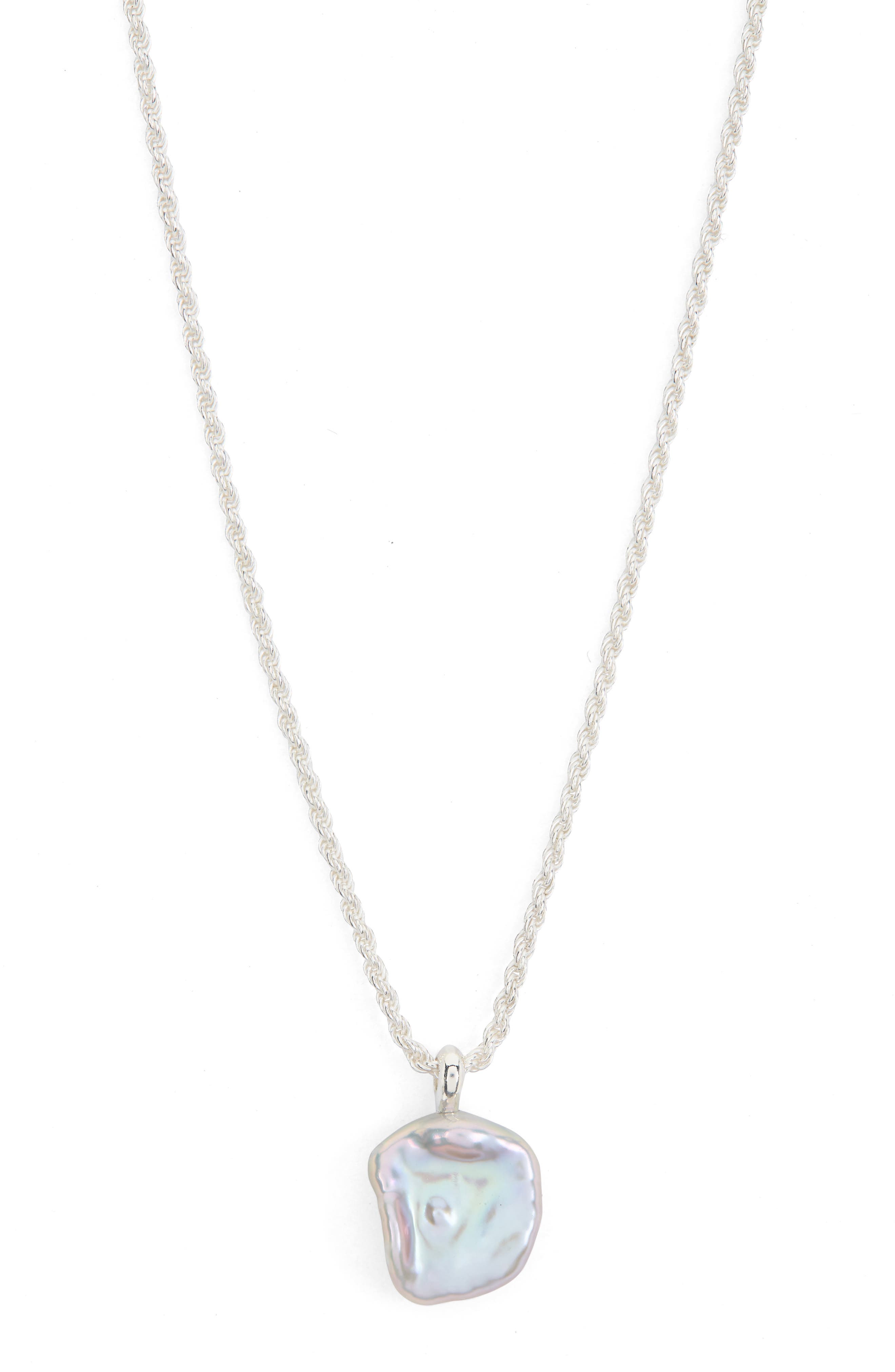 Monica Vinader Nura Keshi Pearl Pendant