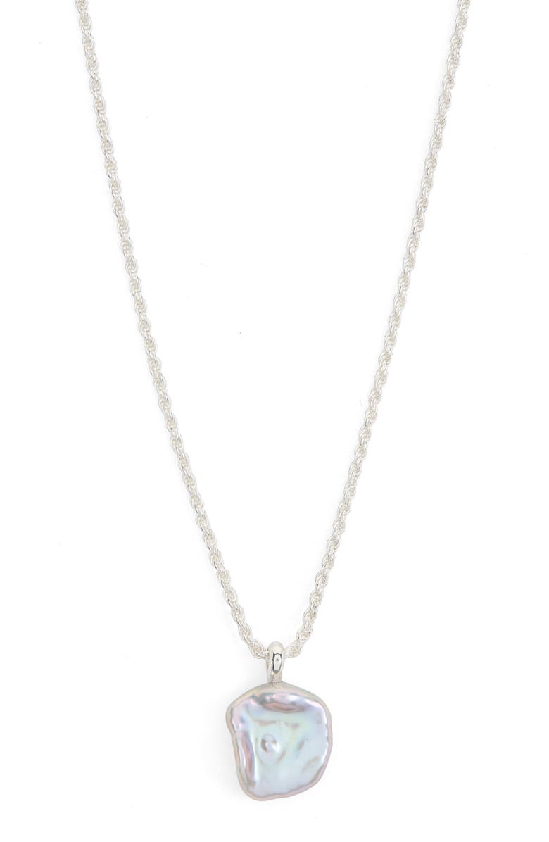 Monica Vinader Nura Keshi Pearl Pendant, Main, color, 