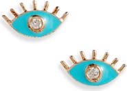 Anzie x Mel Soldera Evil Eye Stud Earrings