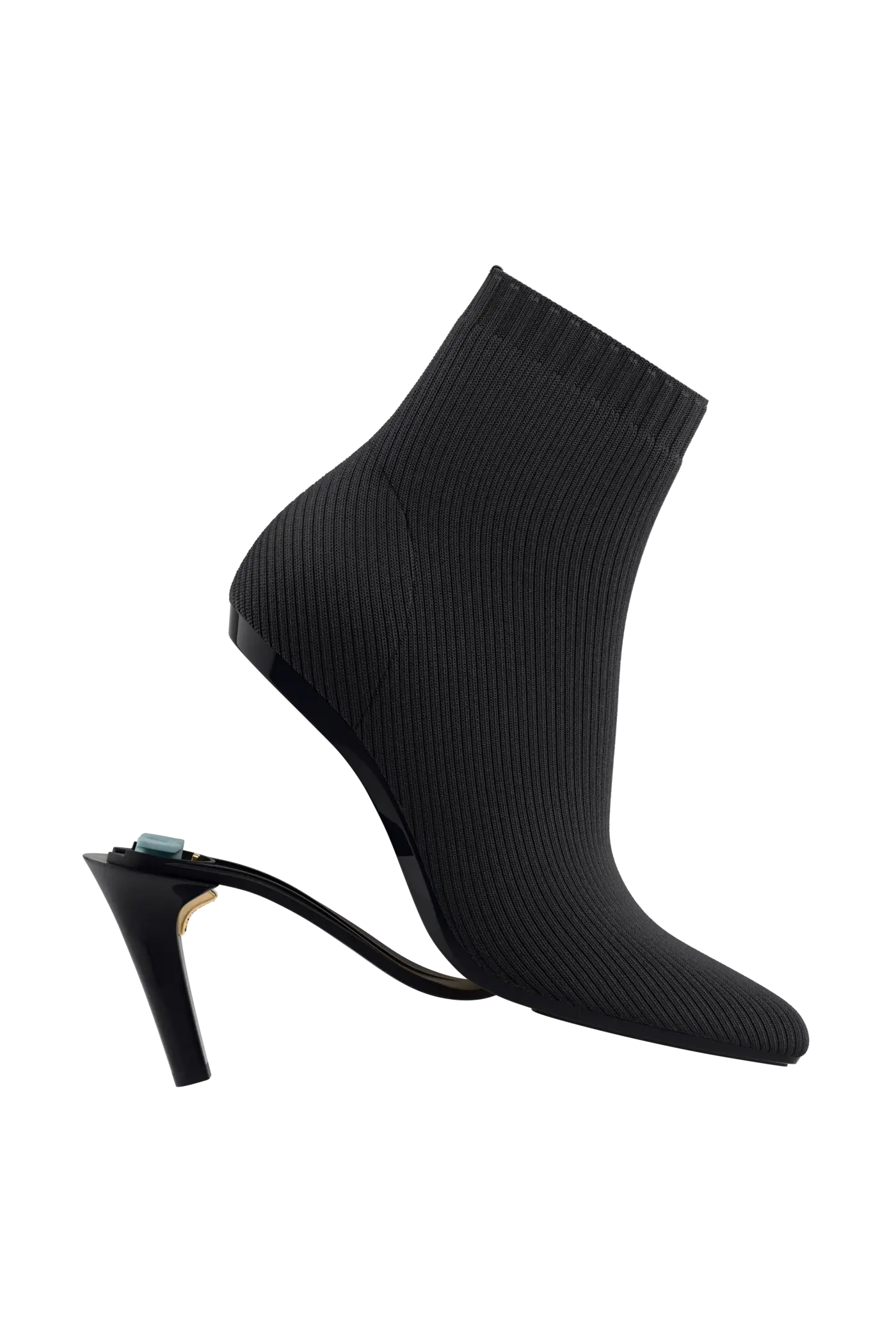 Pashion Footwear The Bootie 4" Stiletto Convertible Heel, Alternate, color, Coal Knit