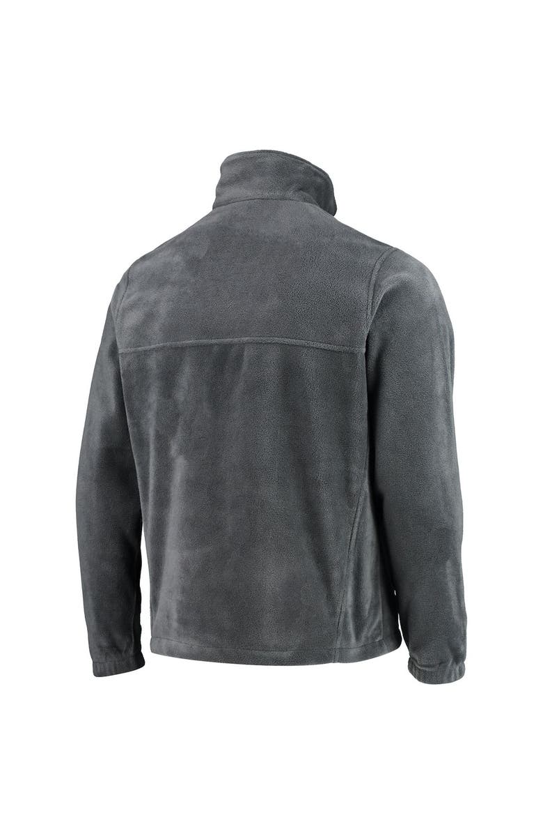 Columbia Men's Columbia Brooklyn Nets Heathered Charcoal Flanker Full-Zip Jacket, Alternate, color, Heather Charcoal