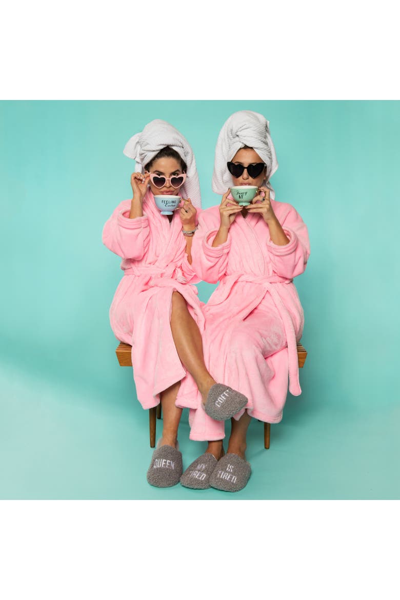 Too Cold To Care Robe Lg/Xl Pink, Alternate, color, Pink
