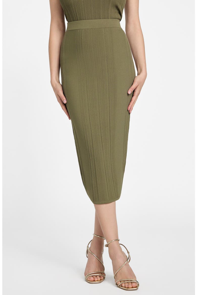 Giada Rib Sweater Skirt, Main, color, GREEN