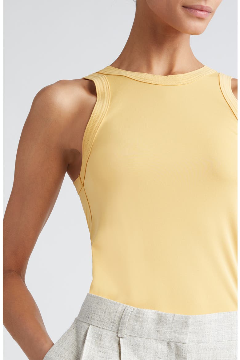 Fluid Jersey Sleeveless Top, Alternate, color, CORNSILK