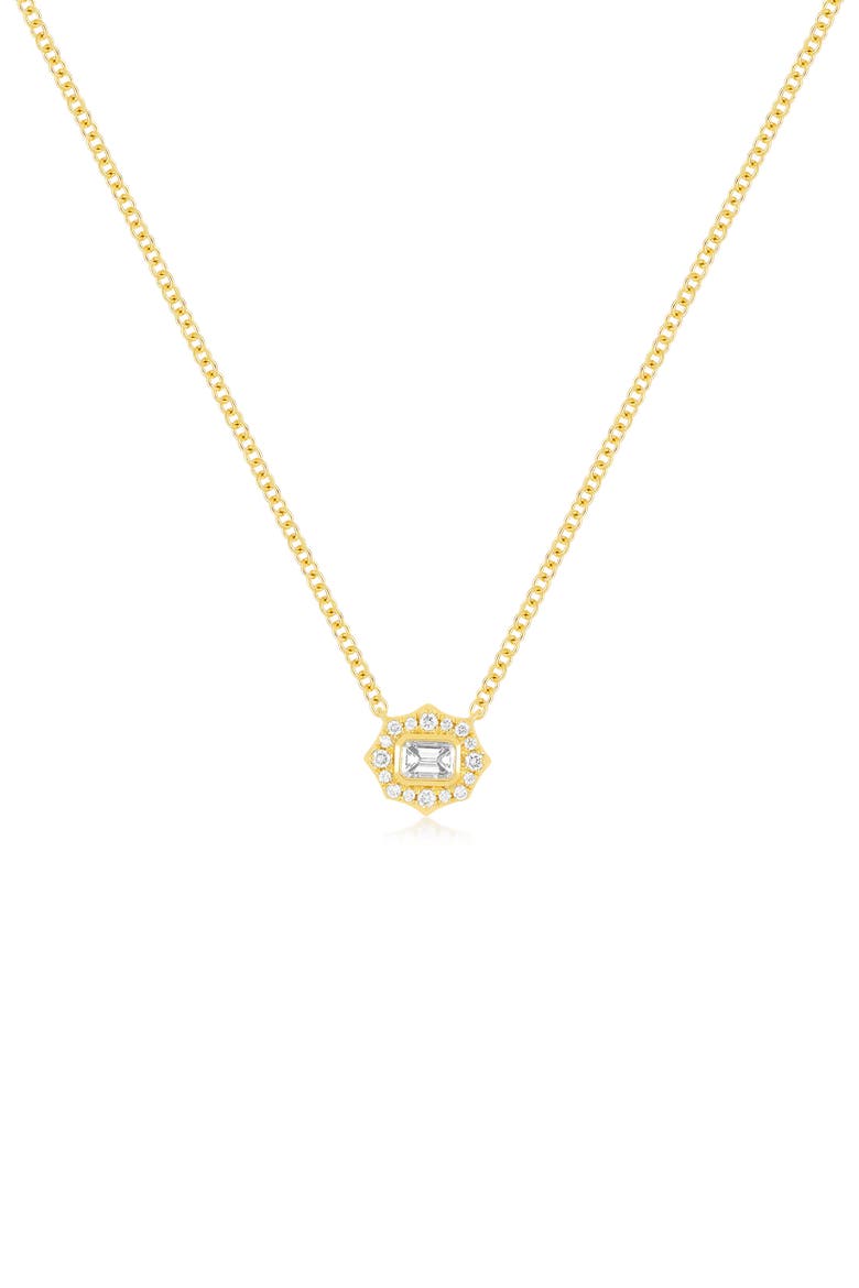 Daphne Diamond Pendant Necklace, Main, color, GOLD