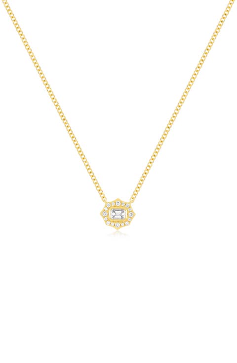 Daphne Diamond Pendant Necklace