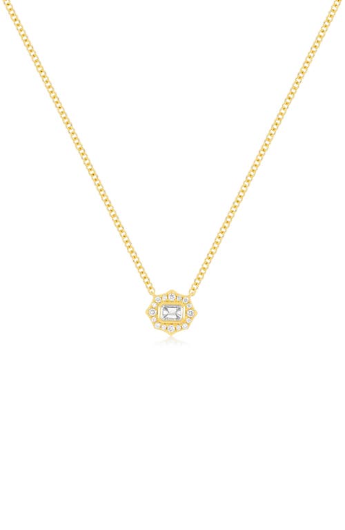 Ef Collection Daphne Diamond Pendant Necklace In Gold