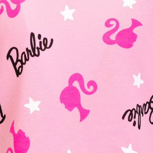 Barbie Short Sleeve Skater Dress In Multi