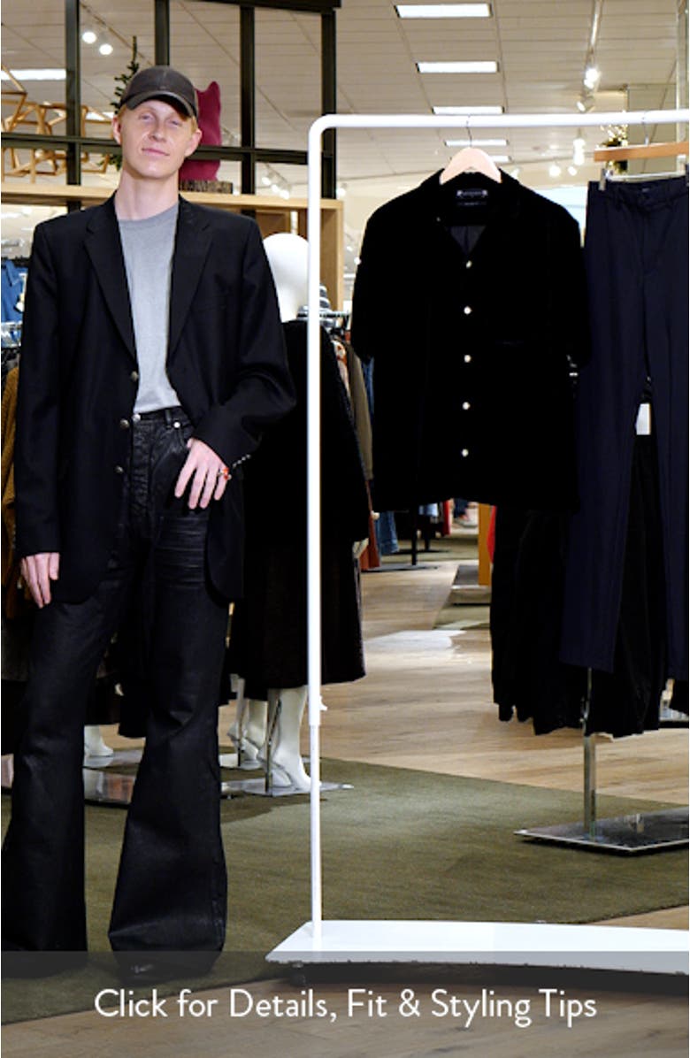 Runa Relaxed Fit Velveteen Short Sleeve Button-Up Shirt, sales video thumbnail