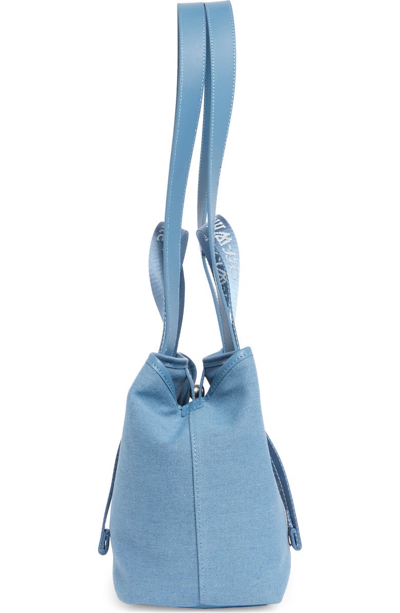 Off-White Small Classic Day Off Denim Tote, Alternate, color, Light Blue