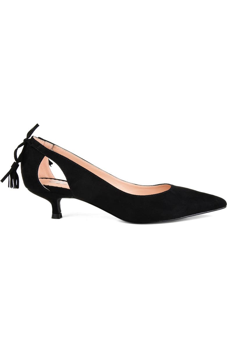 Journee Collection JOURNEE Bindi Kitten Heel Pump, Alternate, color, Black