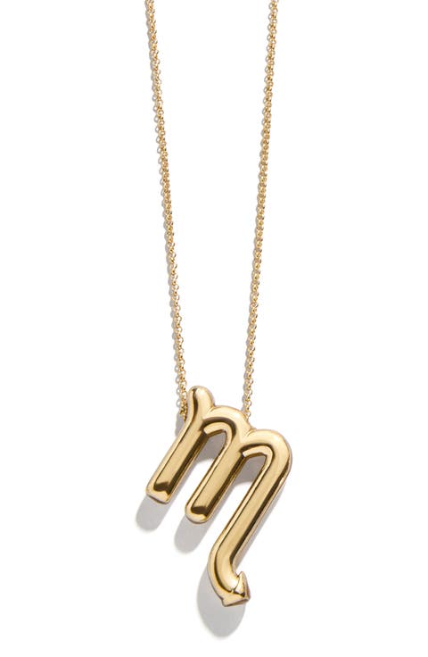 Zodiac Pendant Necklace