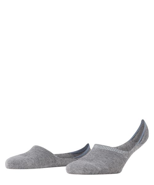 Falke Step Cotton High Cut No Show Socks In Gray