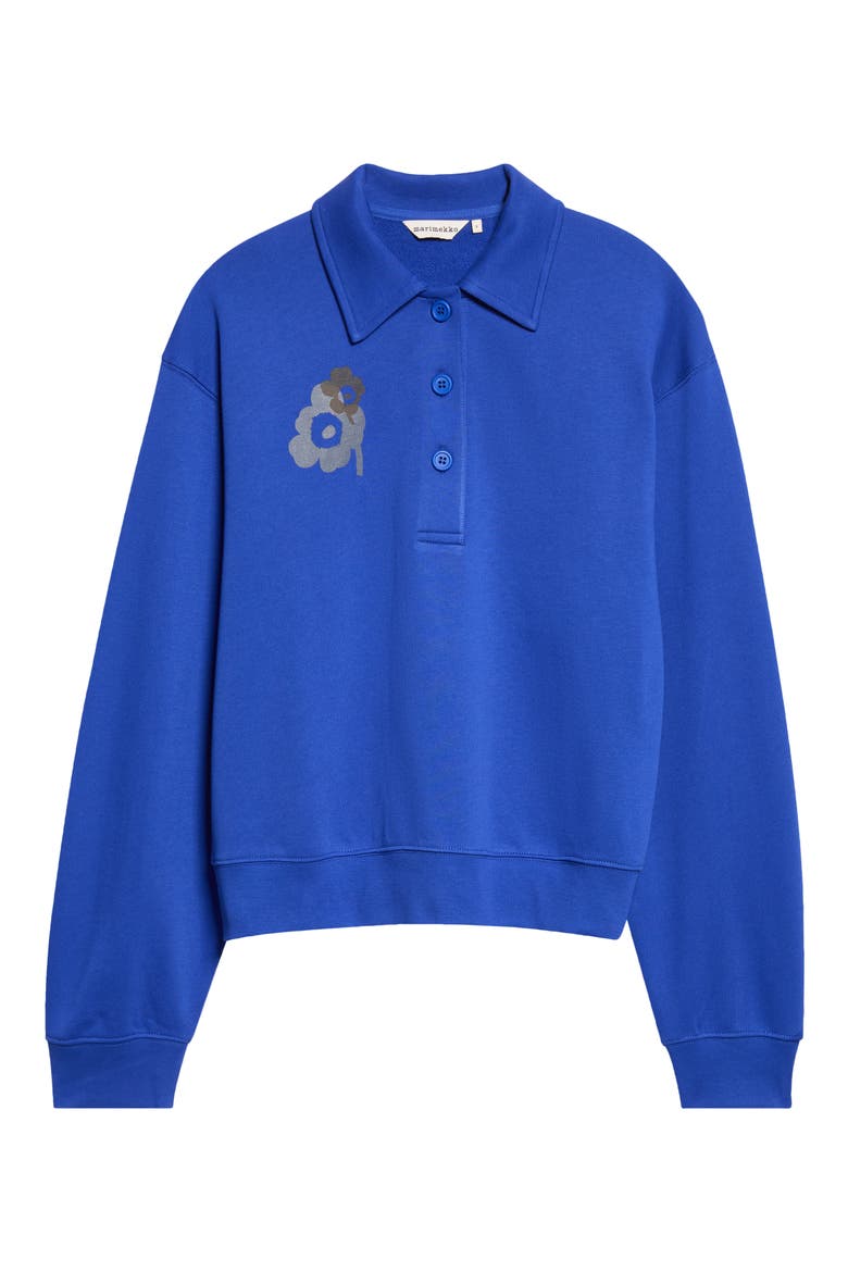 Toiminta Unikko Polo Sweatshirt, Main, color, BLUE