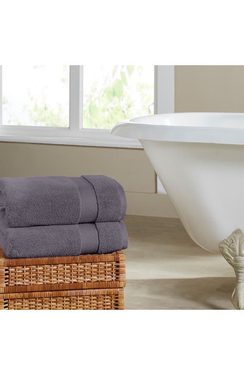 Modern Threads Luxury Quick Dry 6-piece Towel Set In Gray